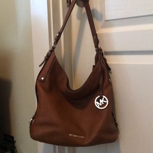 Michael Kora Medium Leather Shoulder Bag